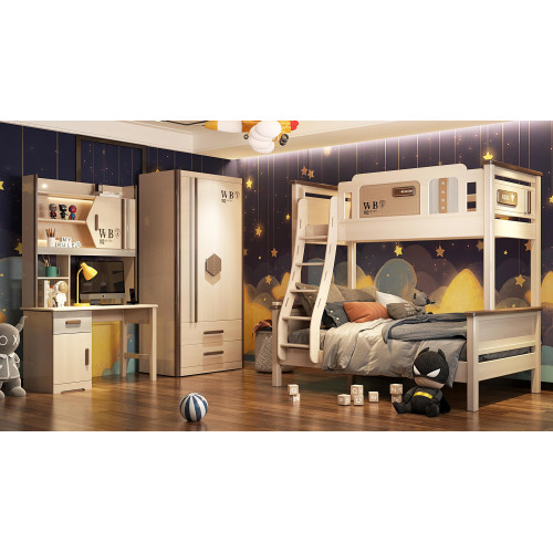 Schlafzimmer Jugend Kinder Zimmer Set Modern Schrank Kommode Tisch Neu 2tlg. von Xl Moebel
