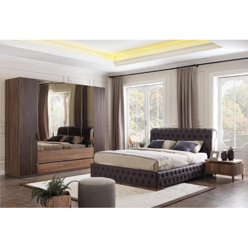 Schlafzimmer Set Bett Kleiderschrank 2х Nachttisch 4tlg Design Luxus Schlafzimmer Set Bett Kleiderschrank 2х Nachttisch 4tlg Design Luxus von Xl Moebel