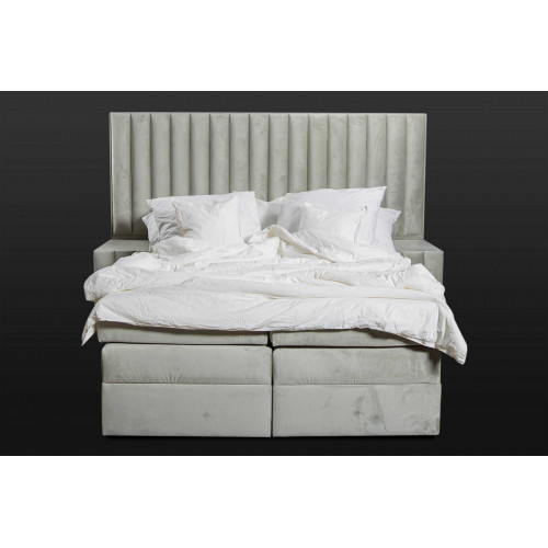 Schlafzimmer Set Bett Nachttisch 3 tlg Design Modern Luxus Betten Grau Schlafzimmer Set Bett Nachttisch 3 tlg Design Modern Luxus Betten Grau von Xl Moebel