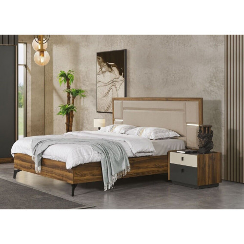 Schlafzimmer Set Bett Nachttisch 3 tlg Design Möbel Betten Luxus Komplett Schlafzimmer Set Bett Nachttisch 3 tlg Design Möbel Betten Luxus Komplett von Xl Moebel