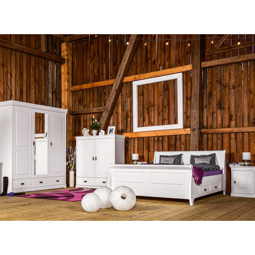 Schlafzimmer Set Design Landhaus Luxus Möbel Bett Nachttisch Kommode 6 tlg. Schlafzimmer Set Design Landhaus Luxus Möbel Bett Nachttisch Kommode 6 tlg. von Xl Moebel