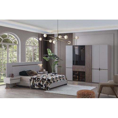 Schlafzimmer Set Luxus Design Bett 2x Nachttisch Kleiderschrank 4tlg Neu Schlafzimmer Set Luxus Design Bett 2x Nachttisch Kleiderschrank 4tlg Neu von Xl Moebel