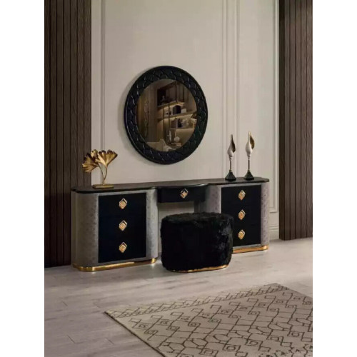 Schminktisch Set Konsole Spiegel Schlafzimmer Möbel Design Hocker Set Neu von Xl Moebel