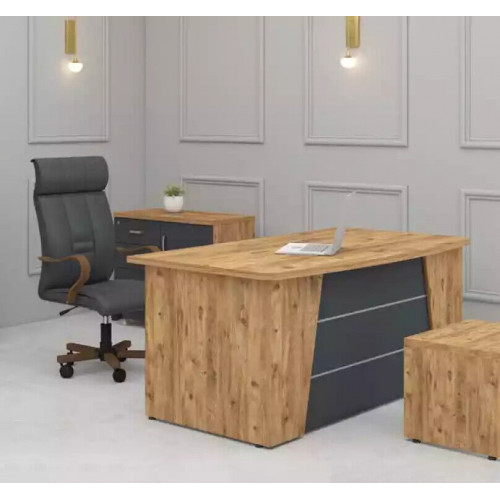 Schreibtisch Büro Möbel Arbeitszimmer Holz Computertisch Office Tisch von Xl Moebel