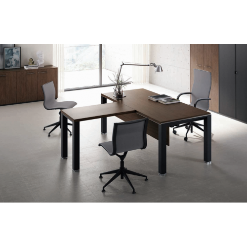 Schreibtisch Tisch mit Besprechungstisch Cheftisch Frezza Büro Einrichtung Möbel Schreibtisch Tisch mit Besprechungstisch Cheftisch Frezza Büro Einrichtung Möbel von Xl Moebel