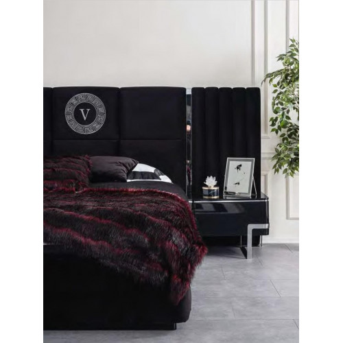 Schwarzer Nachttisch Schlafzimmer Möbel Luxus Designer Ablagetisch 2tlg. Schwarzer Nachttisch Schlafzimmer Möbel Luxus Designer Ablagetisch 2tlg. von Xl Moebel