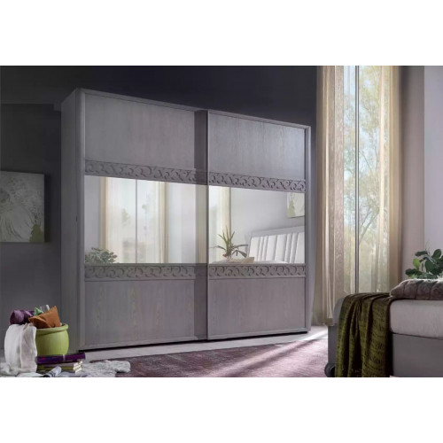 Schwebetüren Schrank Schrank Kleiderschrank mit Spiegel Holz Luxus Modernes Schwebetüren Schrank Schrank Kleiderschrank mit Spiegel Holz Luxus Modernes von Xl Moebel