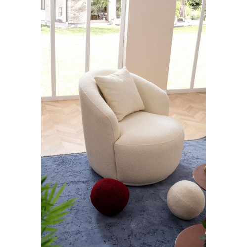 Sessel Modern Weiße Wohnzimmer Sitzmöbel Textil Design Möbel Lounge Club von Xl Moebel