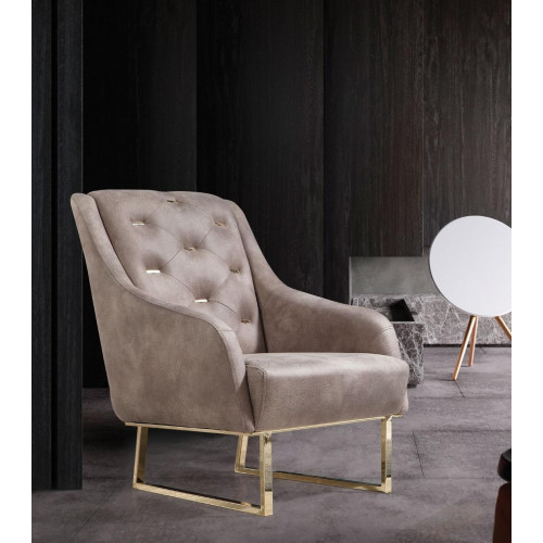 Sessel Textil Wohnzimmer Luxus Design Möbel Stühle Moderner Chesterfield von Xl Moebel