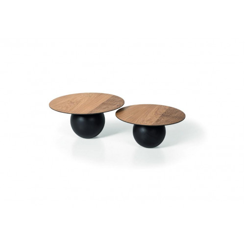 Set 2x Couchtisch Designer Kaffeetisch Wohnzimmertisch Beistelltisch Rund von Xl Moebel