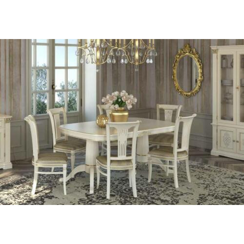 Set 4x Stuhl Stühle Esszimmer Garnitur Möbel Lehn Design Sitzmöbel Gruppe Holz von Xl Moebel