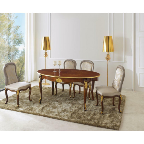 Set Garnitur 5tlg Esstisch 4 Stühle Luxus Esszimmer Möbel Gruppe Italien Möbel Set Garnitur 5tlg Esstisch 4 Stühle Luxus Esszimmer Möbel Gruppe Italien Möbel von Xl Moebel