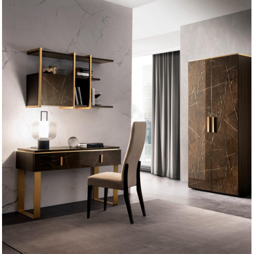 Set Wandregal Schreibtisch Regal Schrank arredoclassic Büro Zimmer 2tlg Tisch von Xl Moebel