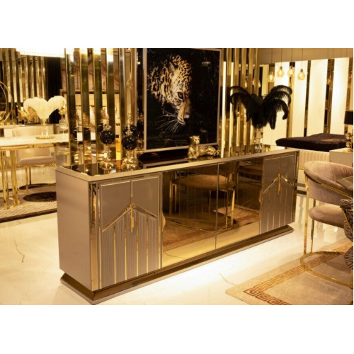 Sideboard Anrichte Hochglanz XXL Kommode Wohnzimmer Holz Möbel Italien Vitrine Sideboard Anrichte Hochglanz XXL Kommode Wohnzimmer Holz Möbel Italien Vitrine von Xl Moebel