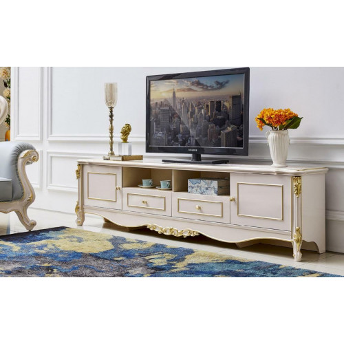 Sideboard TV Lowboard rtv Tisch Wohnzimmer Holz Schrank Klassisch Barock von Xl Moebel