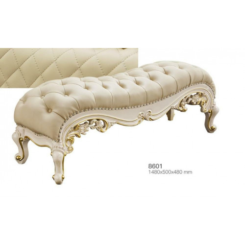 Sitz Polster Bank Polster Sitz Hocker Bank Leder Holz Stil Designer Chesterfield von Xl Moebel