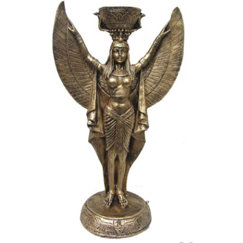 Skulptur Ägypten Göttin Maat Leuchter Standleuchte Lampen Statuen Skulpturen Neu von Xl Moebel