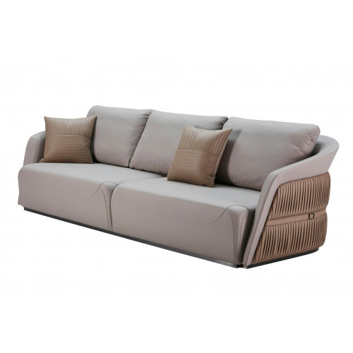 Sofa 3 Sitzer Nerz Wohnzimmer Modern Design Couchen Kreative Grau Möbel Luxus von Xl Moebel