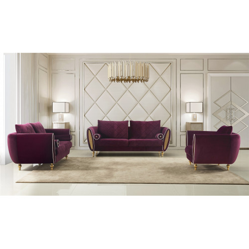 Sofa 3 Sitzer Sofas Couch Polster Garnitur Metall Design Moderne Couchen von Xl Moebel