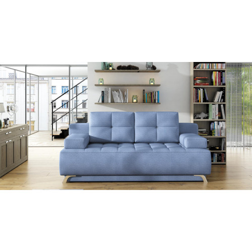 Sofa Schlafsofa Designer 3 Sitzer Sofa mit Bettfunktion + Bettkasten Couch NEU von Xl Moebel