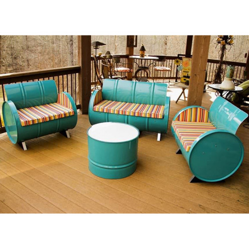 Sofa Set Industrielle Moderne Bank Eisen Textil Restaurant Bank Sofa Aluminium von Xl Moebel