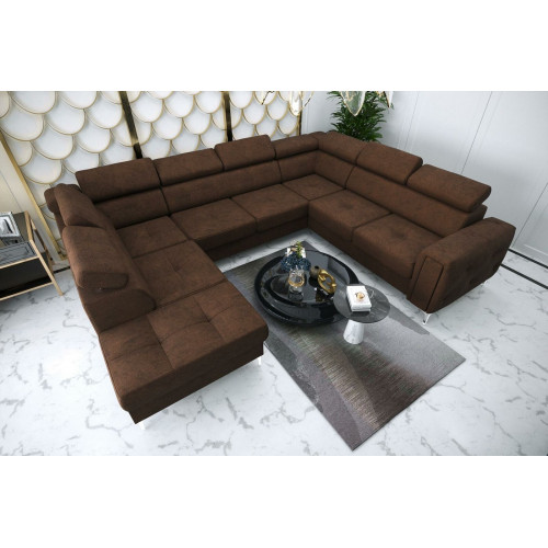 Sofa U-Form Stoffsofa Couch Wohnlandschaft Design Modern Leder Sofas Braun Neu Sofa U-Form Stoffsofa Couch Wohnlandschaft Design Modern Leder Sofas Braun Neu von Xl Moebel