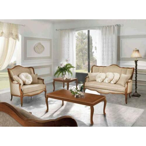 Sofagarnitur 3+2 Sitzer Set Design Sofa Polster Couchen Couch Klassisch 2 tlg. Massivholz von Xl Moebel