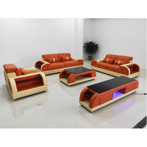 Sofagarnitur Set 3 2 1 Sitzer Couchtisch Sideboard Garnitur Design Moderne 5tlg. von Xl Moebel