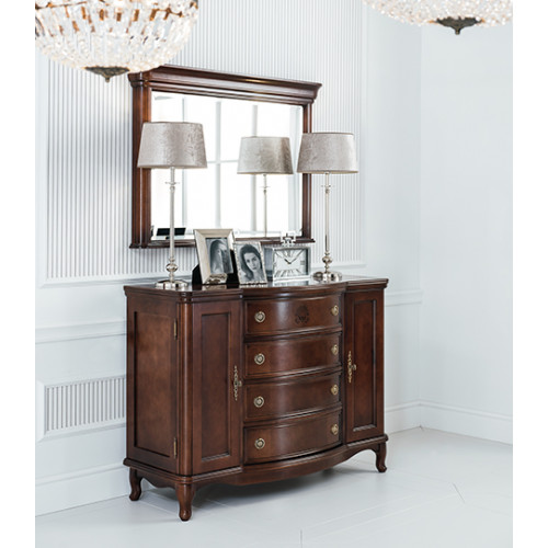 Spiegel + Kommode Schrank Kommoden Anrichte Schlafzimmer Set Holz Antik Stil Neu von Xl Moebel