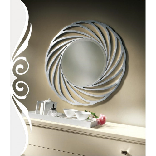 Spiegel Hängespiegel Holz Modern Wandspiegel Möbel Spieglein Design 90x90 Neu von Xl Moebel