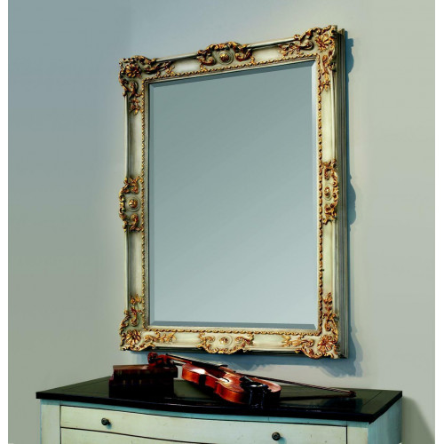 Spiegel Wandspiegel Designer Dielen Wohnzimmer Bad Holz Design 88x118 Barock von Xl Moebel