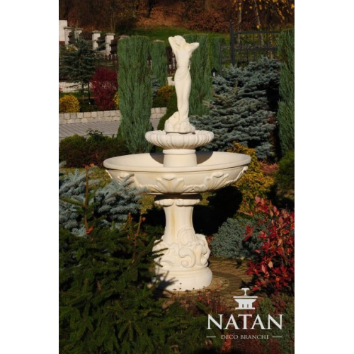 Springbrunnen Froschbrunnen Brunnen 165cm Steinbrunnen Gartenbrunnen Fontaine von Xl Moebel