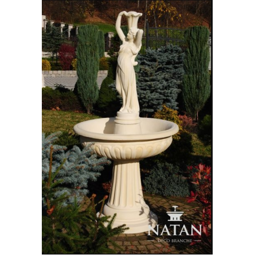 Springbrunnen Froschbrunnen Brunnen 184cm Steinbrunnen Gartenbrunnen Fontaine von Xl Moebel