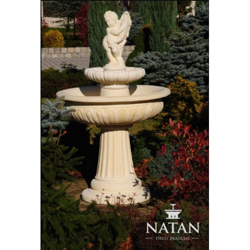 Springbrunnen Froschbrunnen Brunnen Gartenbrunnen Fontaine 154cm Steinbrunnen von Xl Moebel