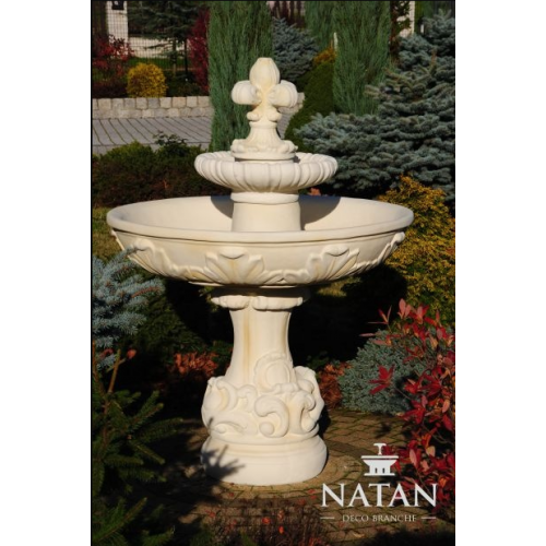 Springbrunnen Froschbrunnen Brunnen Steinbrunnen Gartenbrunnen Fontaine 150cm von Xl Moebel