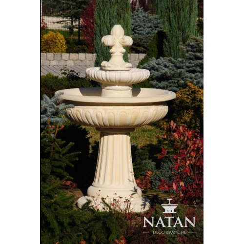 Springbrunnen Garten Teich Brunnen 138cm Steinbrunnen Gartenbrunnen Fontaine Neu von Xl Moebel