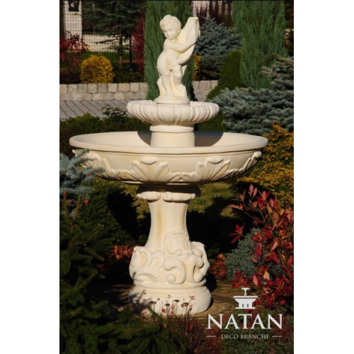 Springbrunnen Garten Teich Brunnen 160cm Steinbrunnen Gartenbrunnen Fontaine Neu von Xl Moebel