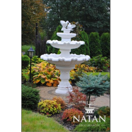 Springbrunnen Garten Teich Brunnen 175cm Steinbrunnen Gartenbrunnen Fontaine Neu von Xl Moebel