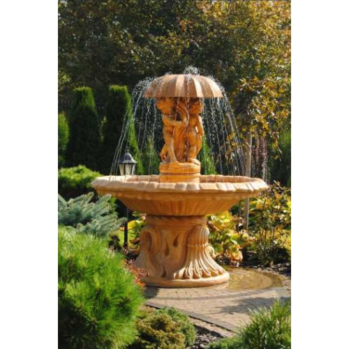 Springbrunnen Garten Teich Brunnen 176cm Steinbrunnen Gartenbrunnen Fontaine Neu von Xl Moebel