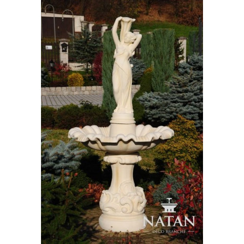 Springbrunnen Garten Teich Brunnen 192cm Steinbrunnen Gartenbrunnen Fontaine Neu von Xl Moebel