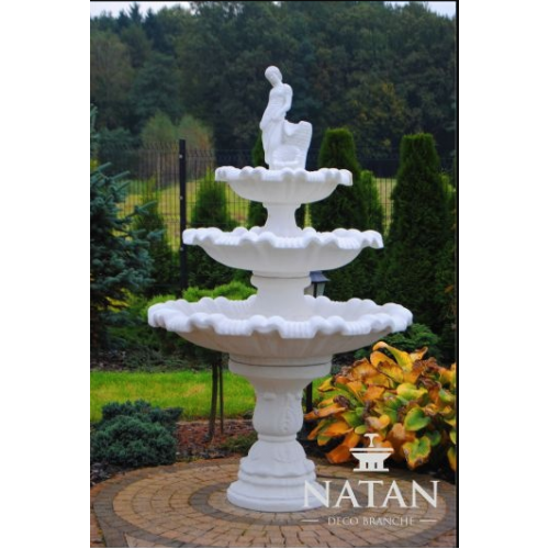 Springbrunnen Garten Teich Brunnen 217cm Steinbrunnen Gartenbrunnen Fontaine Neu von Xl Moebel
