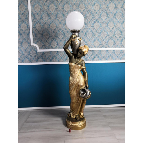Stehleuchte Lampe Leuchte Statue Figur Skulpturen Skulptur Statuen Standlampe von Xl Moebel