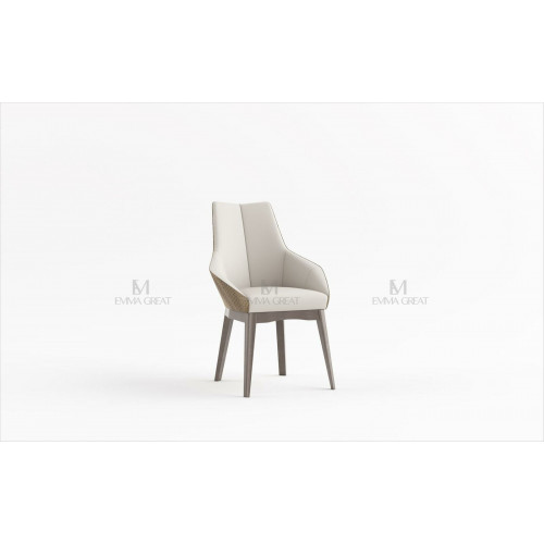 Stuhl 1x Ess Zimmer Polster Stuhl Sessel Fernseh Lounge Club Leder Textil von Xl Moebel