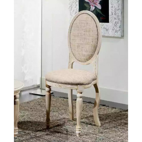 Stuhl Esszimmer Polsterstuhl Klassischer Neu Möbel Textil Sitz Lehnstuhl Stuhl Esszimmer Polsterstuhl Klassischer Neu Möbel Textil Sitz Lehnstuhl von Xl Moebel