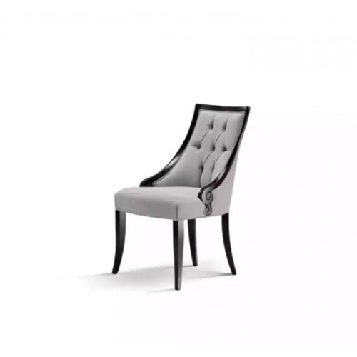 Stuhl Luxus Möbel Wohnzimmer Esszimmer Holz Möbel Grau Lehnstuhl Neu von Xl Moebel