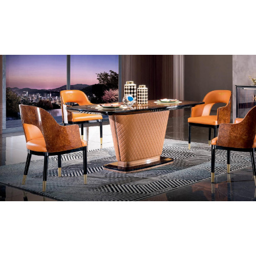 Stuhl Set 4x Stühle Leder Polster Lehn Massiv Holz Esszimmer Sitz Möbel Stuhl Set 4x Stühle Leder Polster Lehn Massiv Holz Esszimmer Sitz Möbel von Xl Moebel