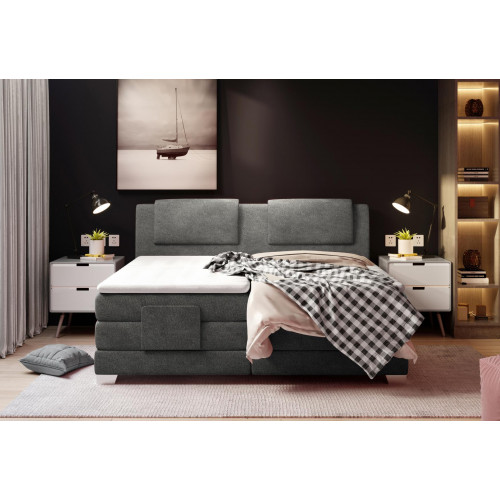 Textil Design Bett Doppel Betten Luxus Ehe Boxspring Hotel Matratze Schlafzimmer von Xl Moebel