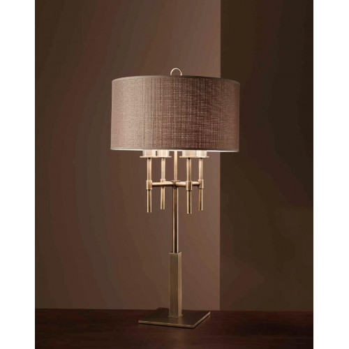 Tischlampe Metall Schlafzimmer Wohnzimmer Nachtlicht Stil Modern von Xl Moebel