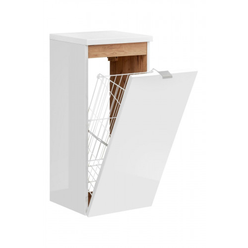 Universelle Hängeschrank Schrank Dekorative Badmöbel mit einem Wäschekorb von Xl Moebel