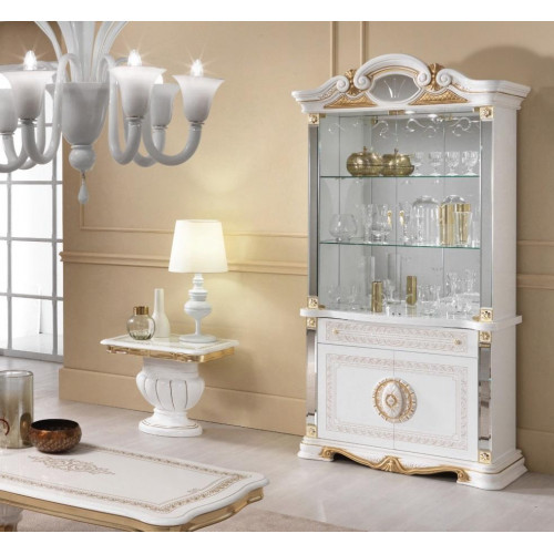 Vitrine Italienische Luxus Möbel Vitrinen Kommodenschrank Glas Design Schrank Vitrine Italienische Luxus Möbel Vitrinen Kommodenschrank Glas Design Schrank von Xl Moebel